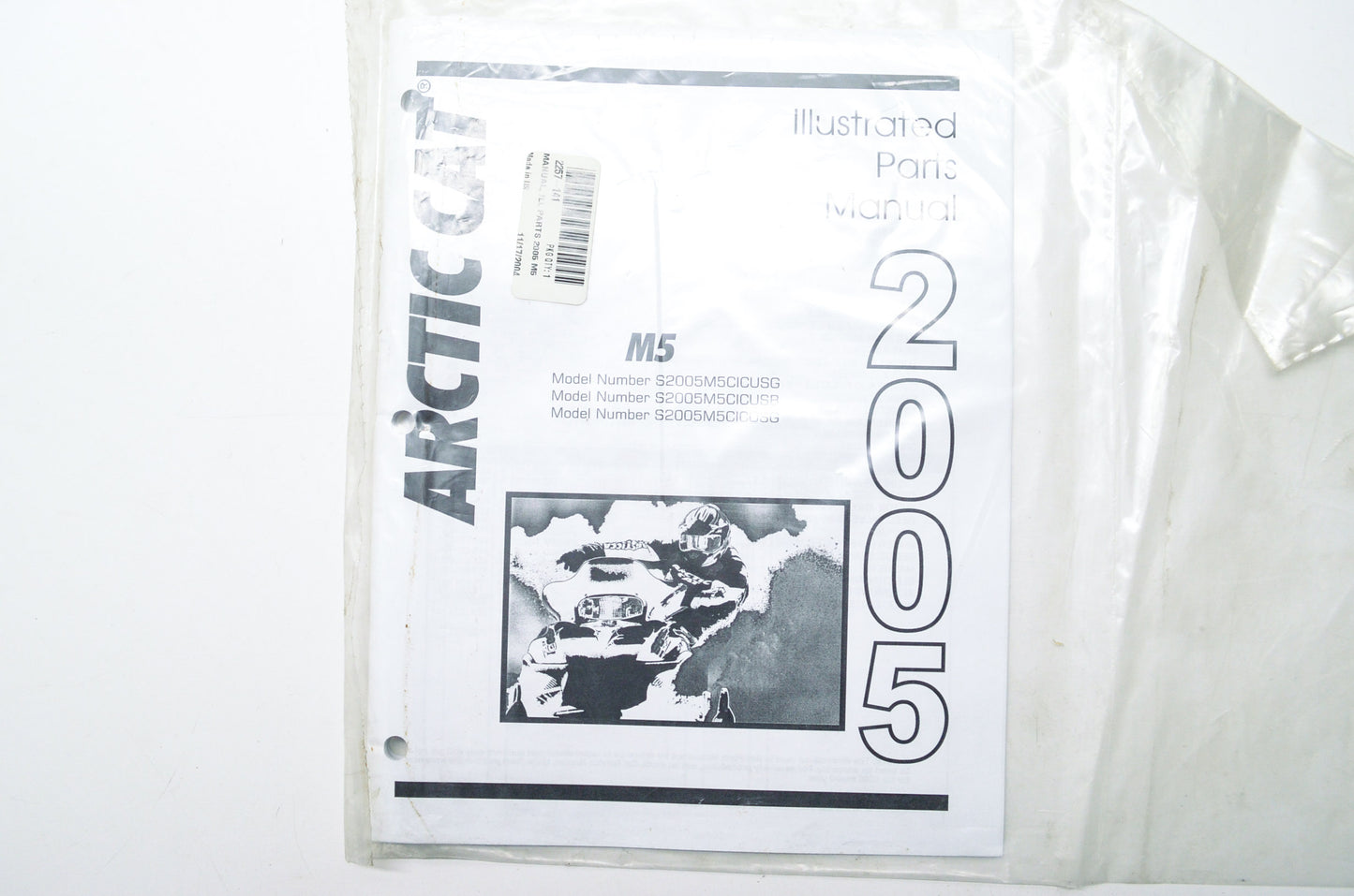 OEM Arctic Cat 2257-141 05 Illustrated Parts Manual M5 NOS
