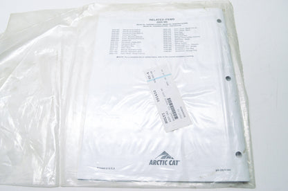 OEM Arctic Cat 2257-141 05 Illustrated Parts Manual M5 NOS
