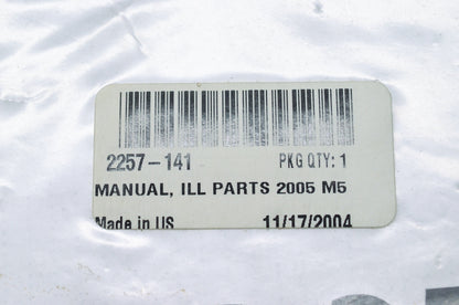 OEM Arctic Cat 2257-141 05 Illustrated Parts Manual M5 NOS