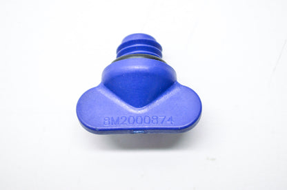 New OEM Mercury Blue Manifold Block Drain Plug w/O-ring NOS