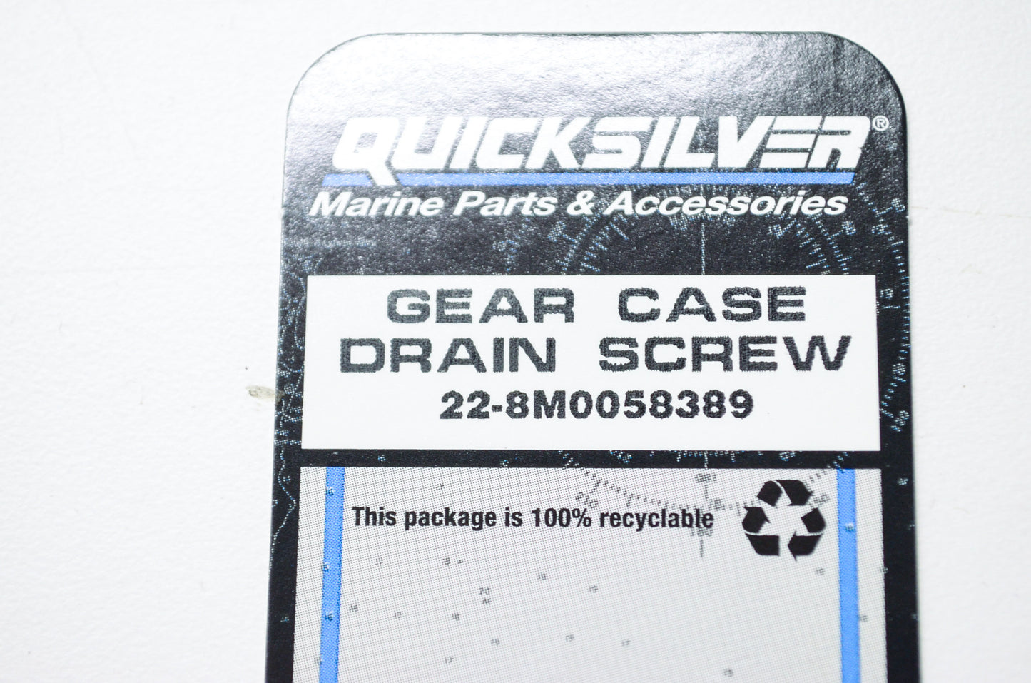 New OEM Quicksilver Mercury Marine Gear Case Drain Screw NOS