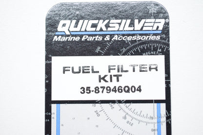 New OEM Quicksilver Mercury Marine Fuel Filter Kit NOS