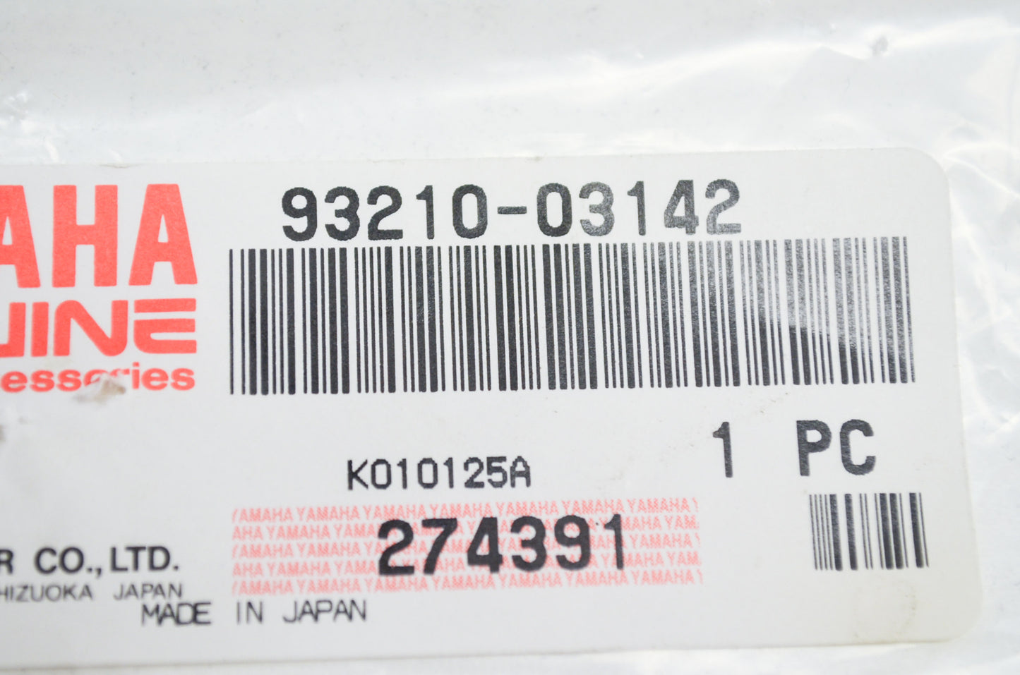 OEM Yamaha 93210-03142-00 O-Ring NOS