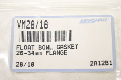 New Marshall Float Bowl Gasket NOS