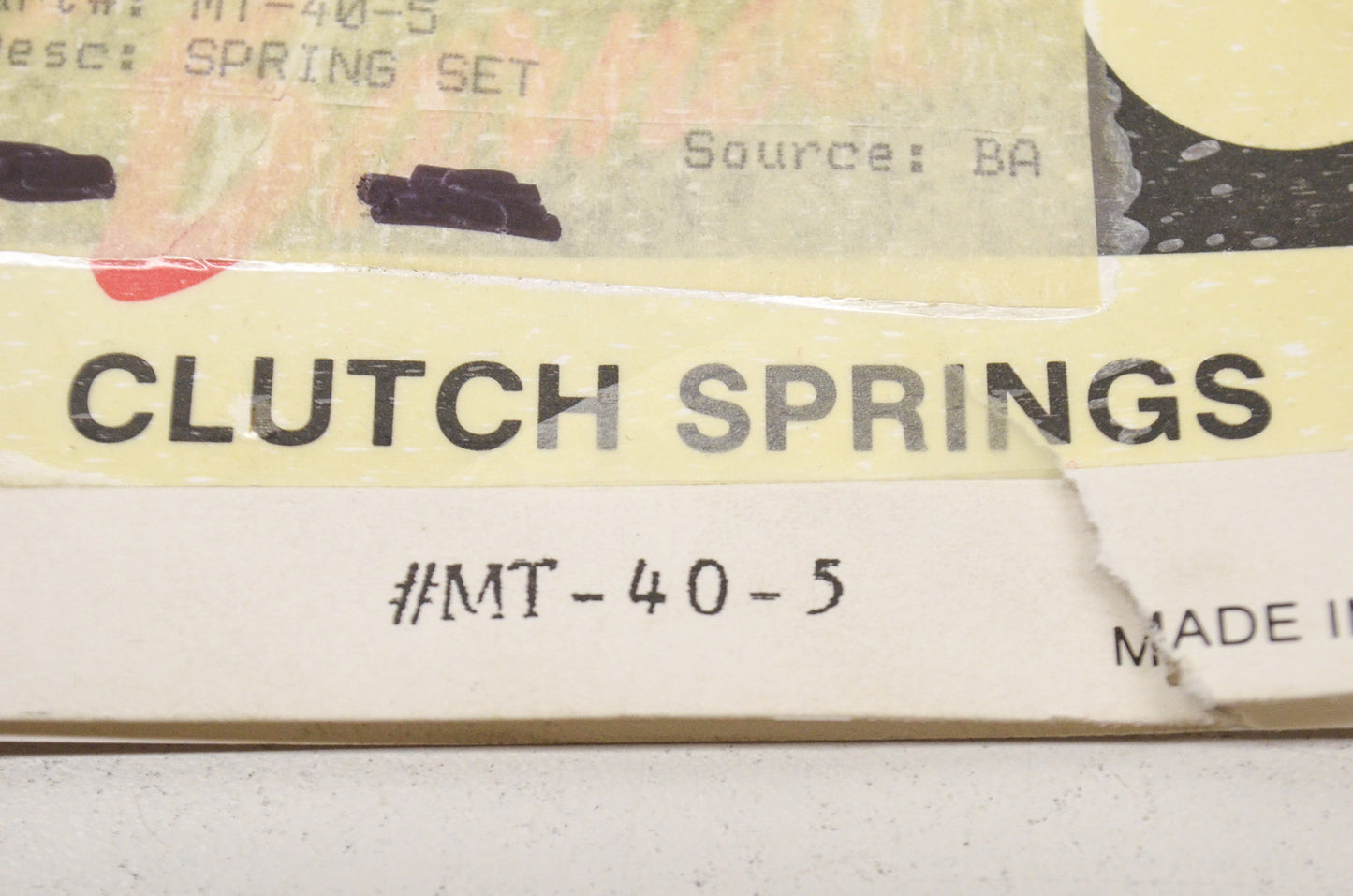 Barnett MT-40-5 Clutch Spring Qty 5 NOS