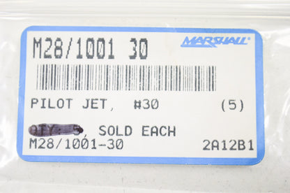 Marshall M28/1001 30, M28/1001-30 Pilot Jet Qty 2 NOS