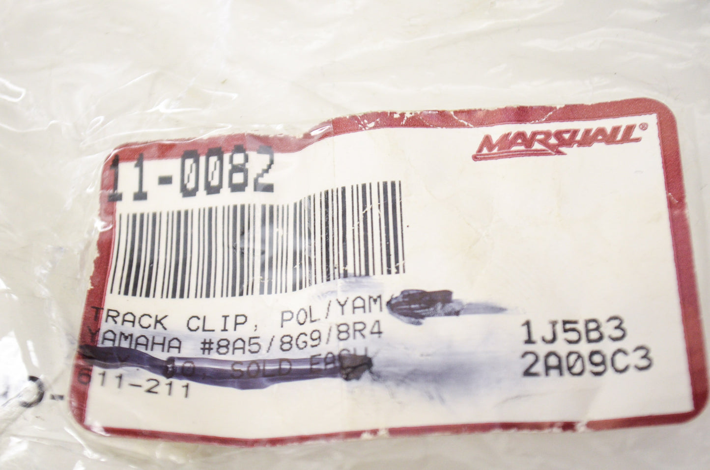 Track Clip With Guide Yamaha Qty 9 NOS