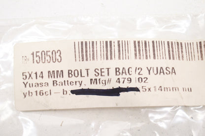 YUASA 150503, 479102 Battery Nut Bolt Set NOS