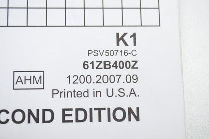 OEM Honda 61ZB400Z EB/EG/EM3500X Service Manual