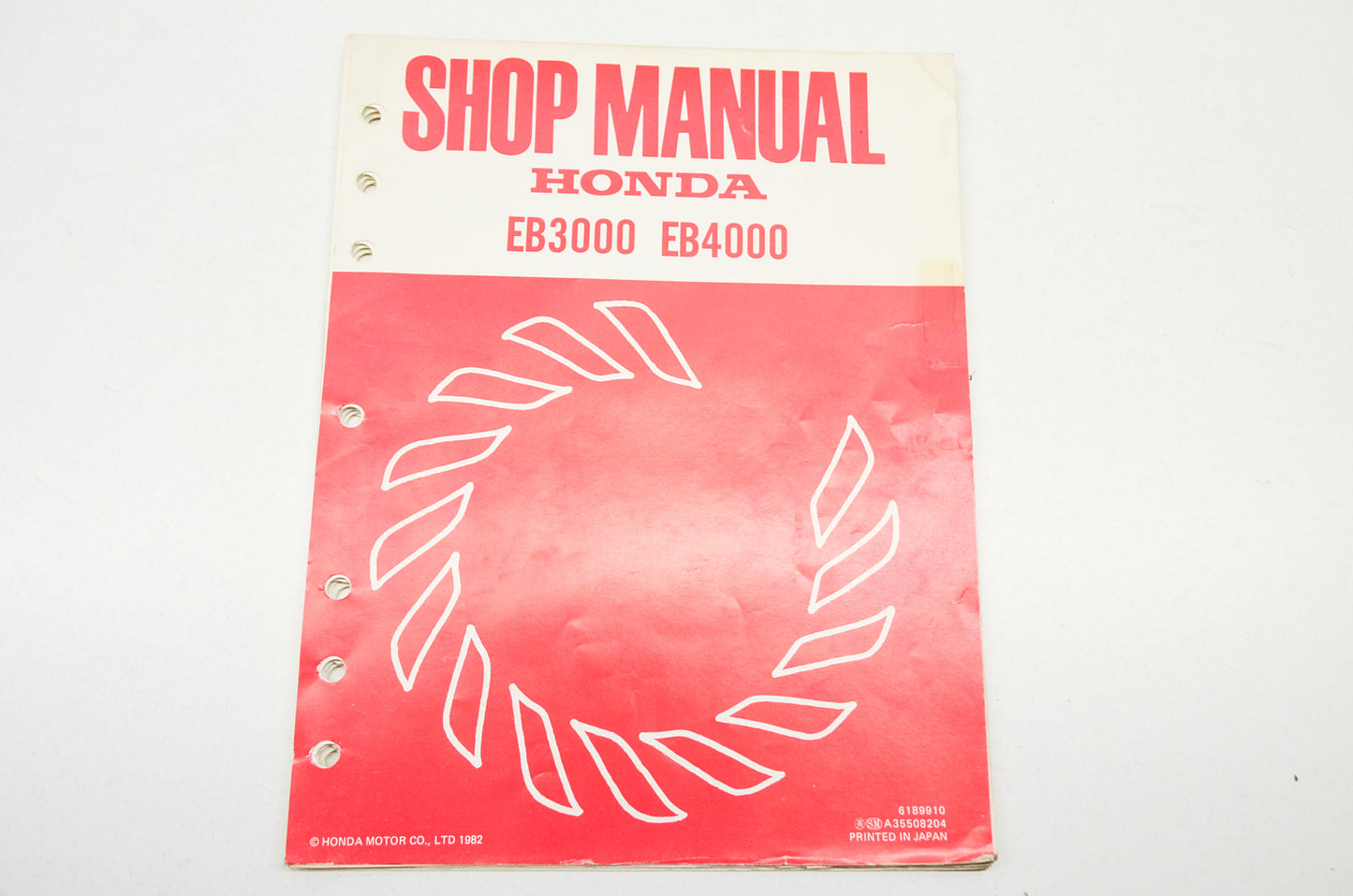 OEM Honda Shop Manual EB3000 EB4000