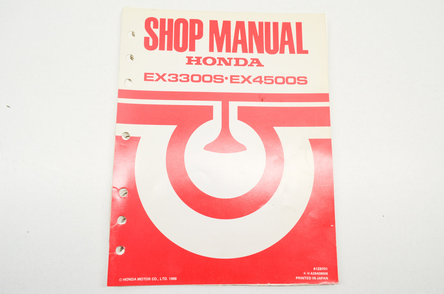 OEM Honda Shop Manual EX3300S EX4500S