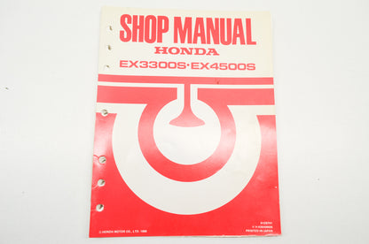 OEM Honda Shop Manual EX3300S EX4500S