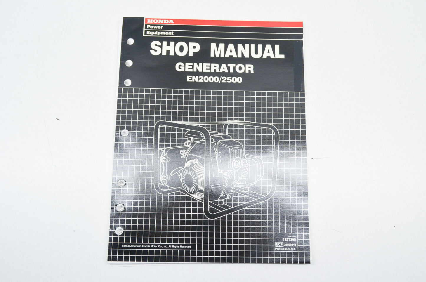 OEM Honda Shop Manual Generator EN2000 EN2500