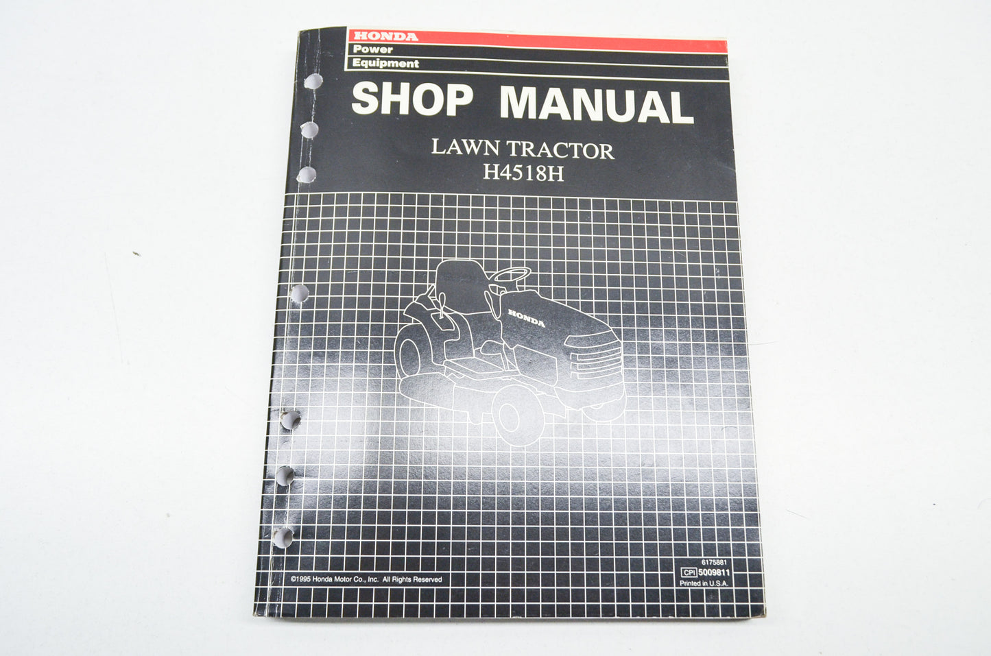 OEM Honda Shop Manual Lawn Tractor H4518H