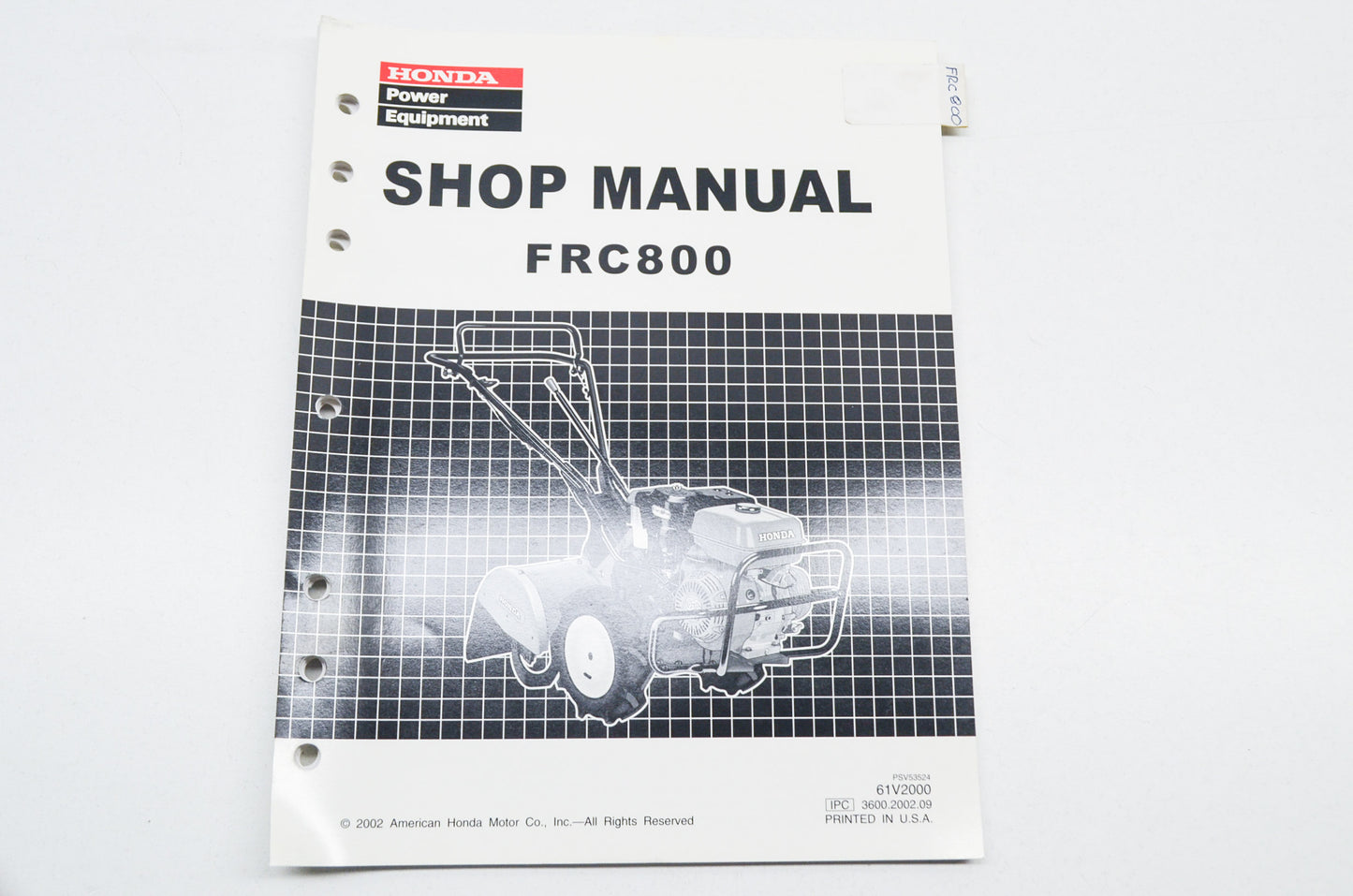 OEM Honda 61V2000 FRC800 Service Manual