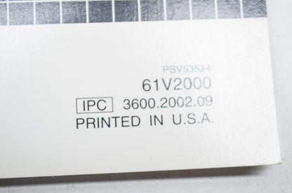 OEM Honda 61V2000 FRC800 Service Manual