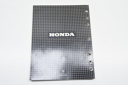 OEM Honda Shop Manual Snowthrower HS520A HS520AS