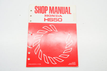 OEM Honda Shop Manual HS50