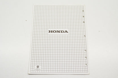 OEM Honda Supplement Shop Manual Snowblower HS1132