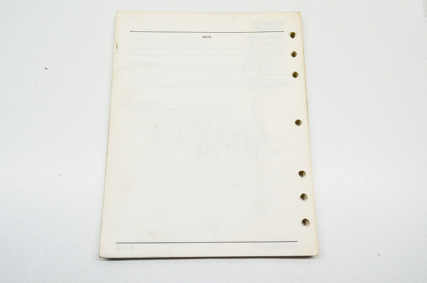 OEM Honda Shop Manual HT-R3009