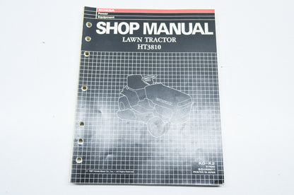 OEM Honda Shop Manual Lawn Tractor HT3810