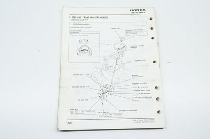 OEM Honda Shop Manual Lawn Tractor HT3810