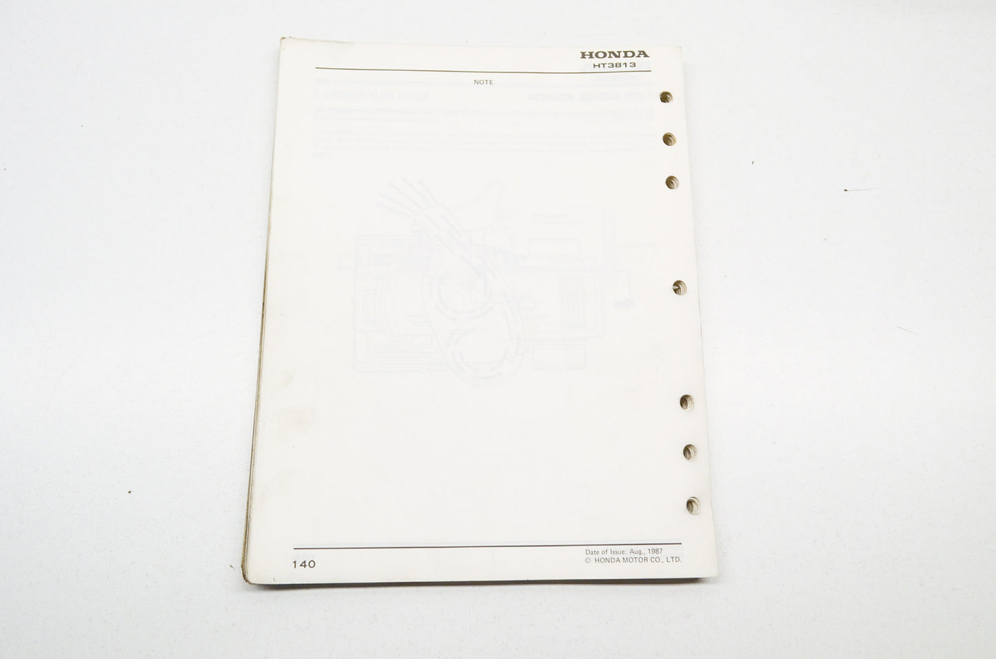 OEM Honda Shop Manual Lawn Tractor HT3813 HT4213