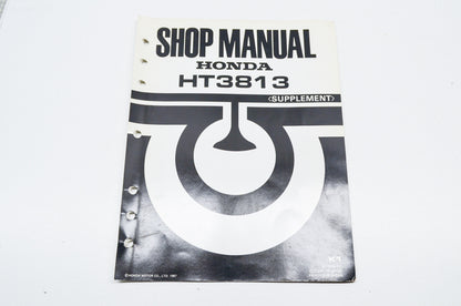 OEM Honda Supplement Shop Manual HT3813