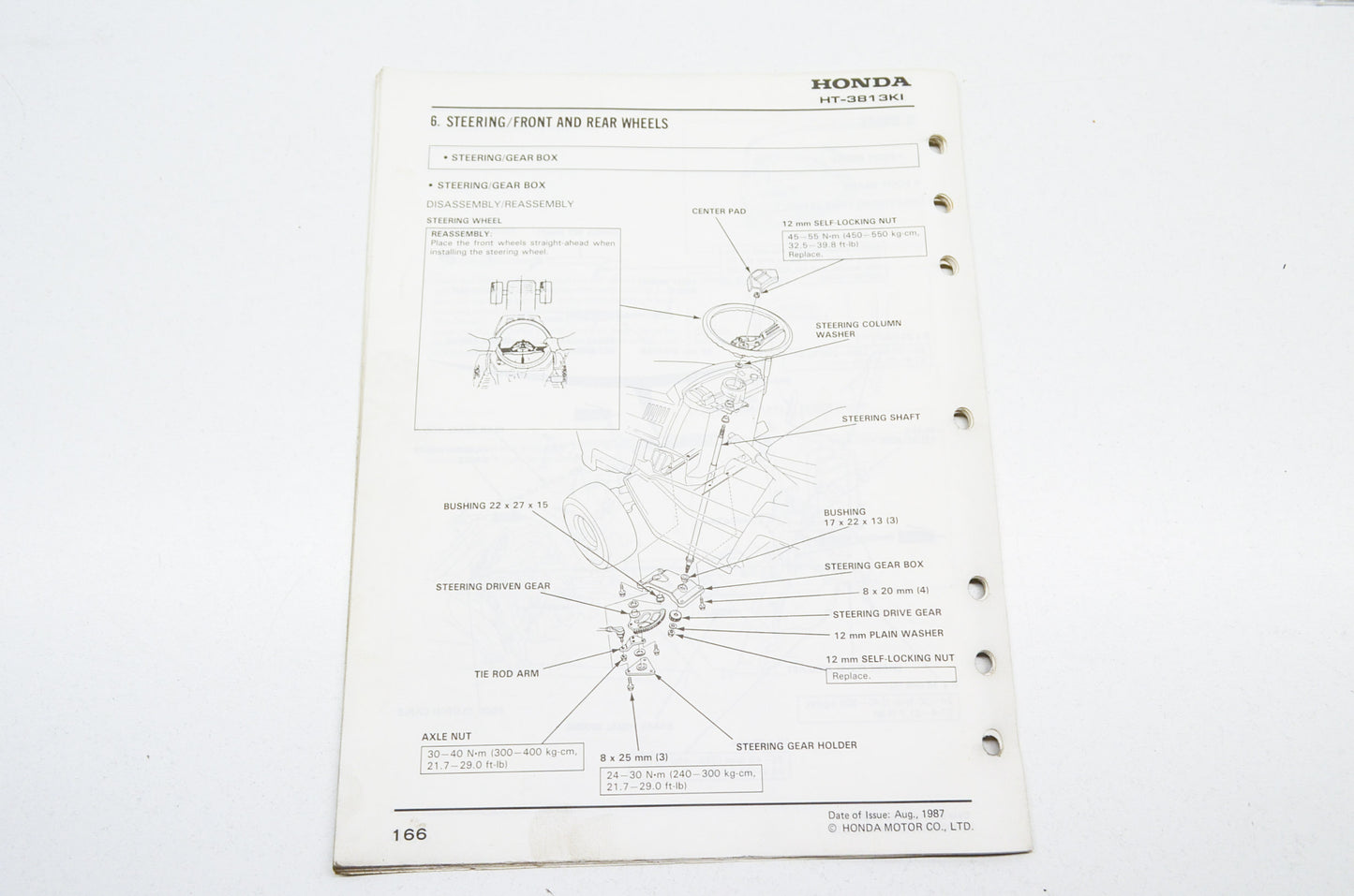 OEM Honda Supplement Shop Manual HT3813