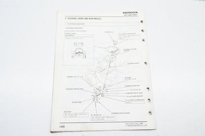 OEM Honda Supplement Shop Manual HT3813