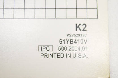 OEM Honda 61YB410V Supplement Shop Manual WB20X WB30X NOS