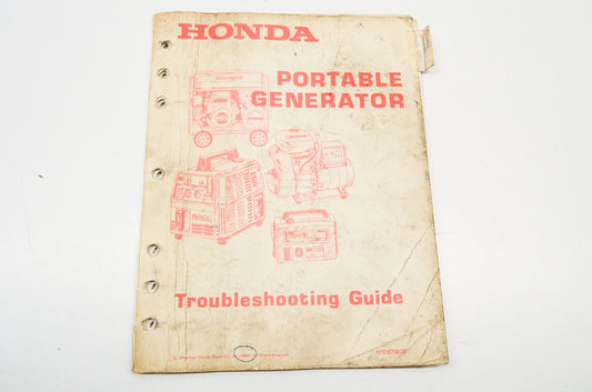 OEM Honda 70025 Troubleshooting Guide Portable Generator