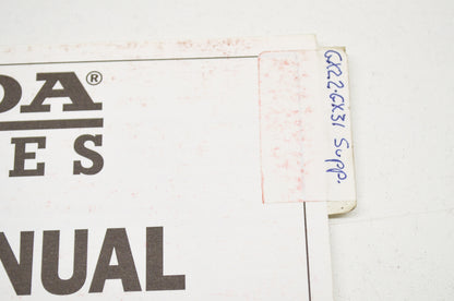 OEM Honda 61ZM300Y Engines Shop Manual Supplement GX22 GX31