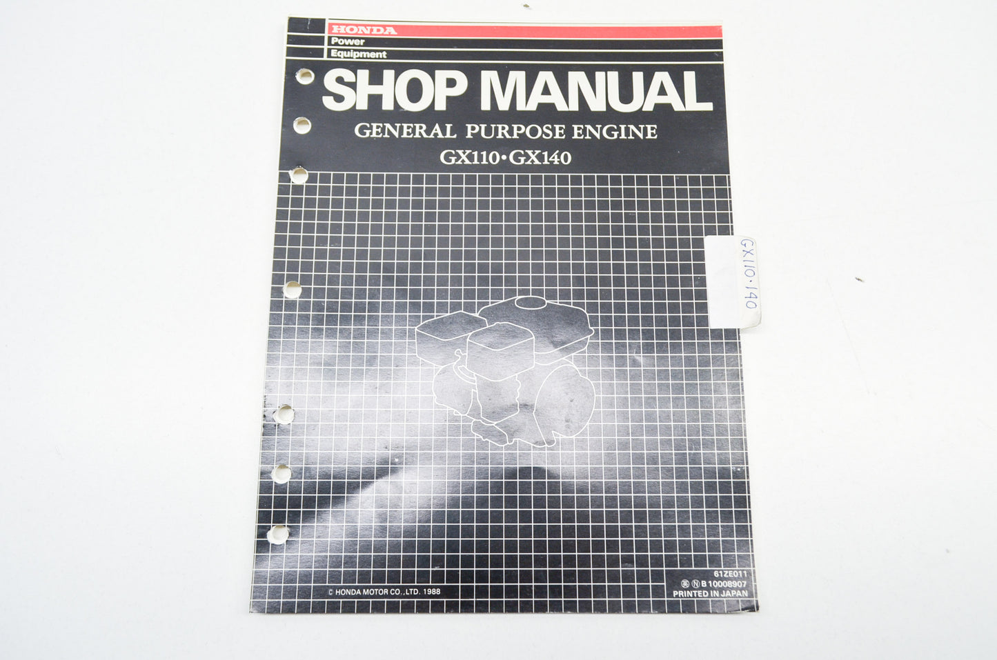 OEM Honda Shop Manual General Purpose Engine GX110 GX140