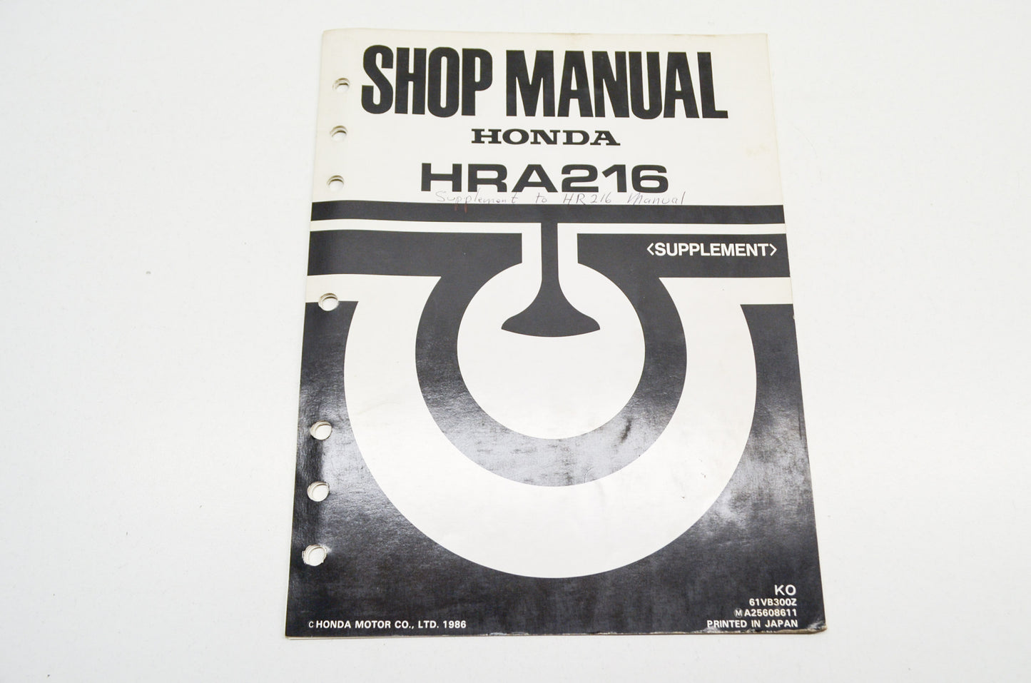 OEM Honda 61VB300Z HRC216HXC Service Manual