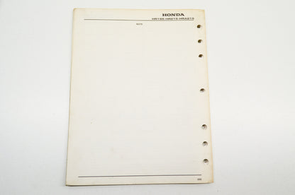 OEM Honda 61VA330 Shop Manual Rotary Mower HR195 HR215 HRA215