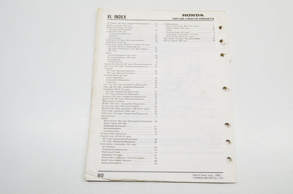 OEM Honda Shop Manual Supplement Rotary Mower HR195 HR215 HRA215
