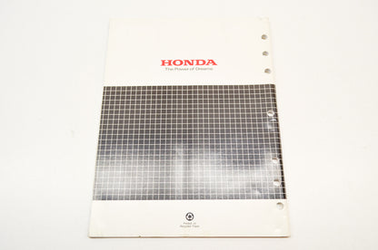 OEM Honda 3rd Edition Shop Manual Generator EU2600i EU3000is