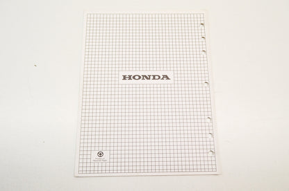 OEM Honda 61ZT300Z Shop Manual Supplement Generator EX700c