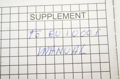OEM Honda 61ZT300Z Shop Manual Supplement Generator EX700c
