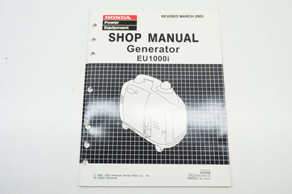 OEM Honda 61ZT300 Service Manual EU1000I