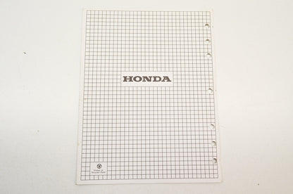 OEM Honda Troubleshooting Manual Supplement Generators