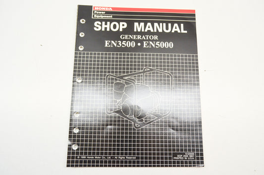 OEM Honda 61Z0000 Shop Manual Generator EN3500 EN5000