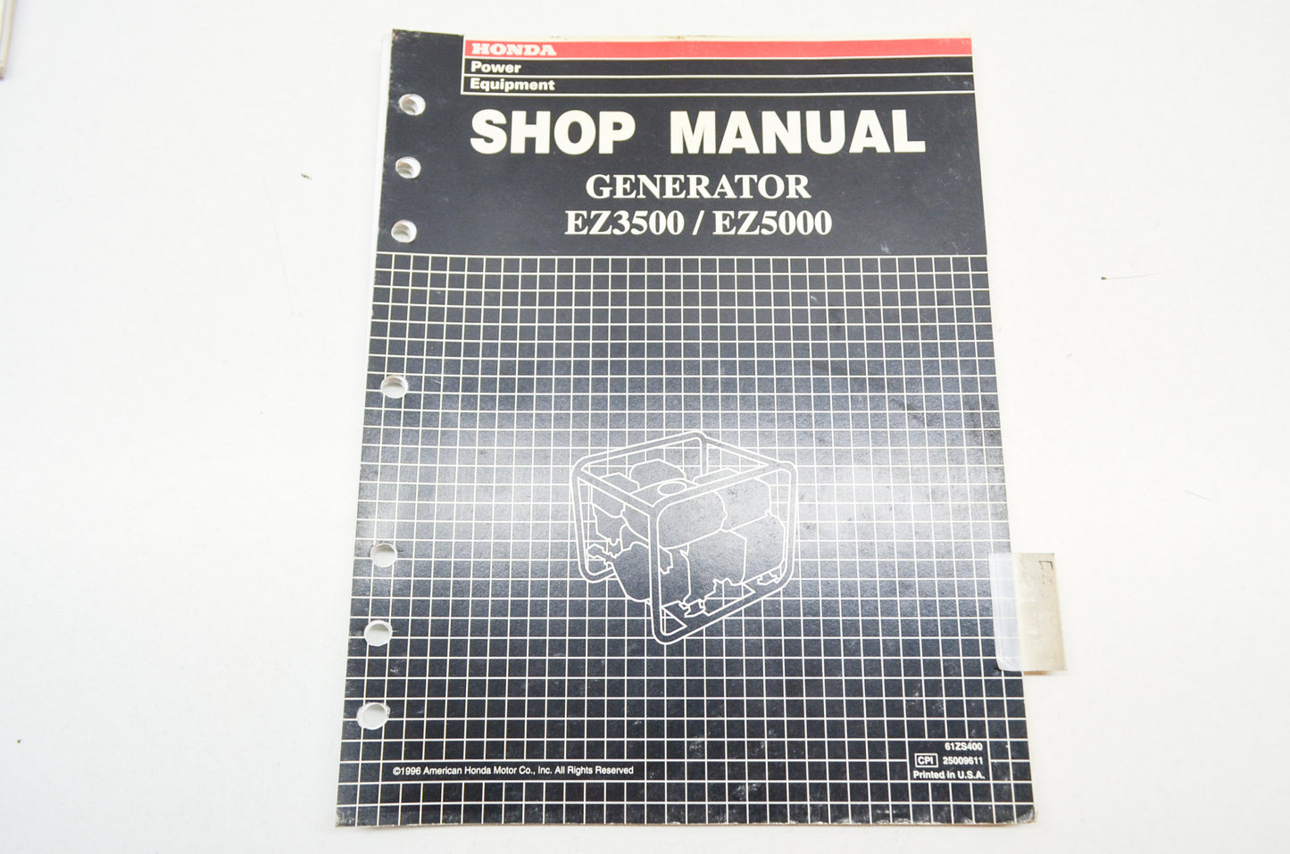 OEM Honda 61ZS400 Shop Manual Generator EZ3500 EZ5000