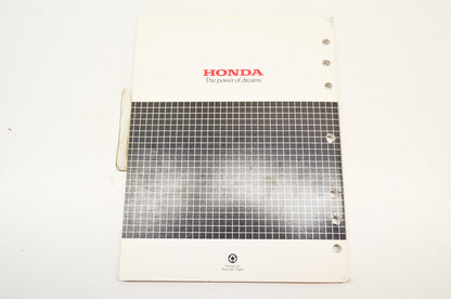 OEM Honda Shop Manual EM3800SX EM5000SXK2 EM6500SXK1