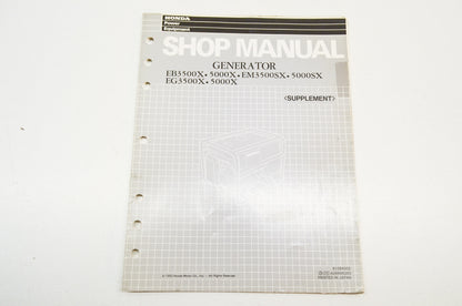 OEM Honda 61ZB400Z EB/EG/EM3500X Service Manual