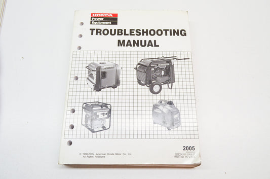 OEM Honda PSV52522G, TO103 Troubleshooting Manual