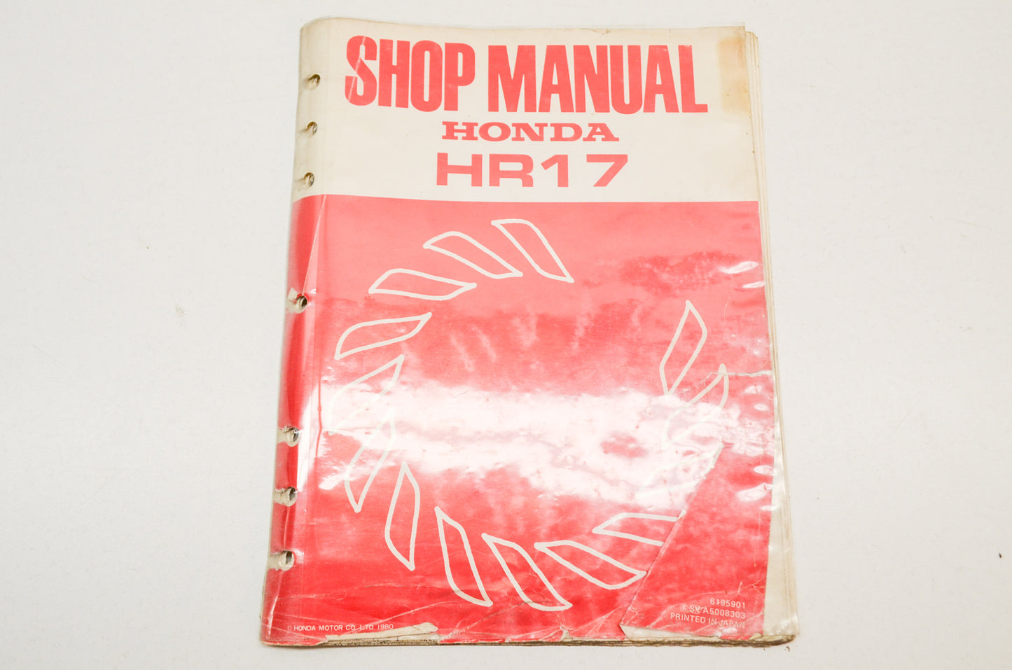 OEM Honda 6195901 Shop Manual HR17