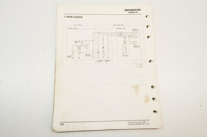 OEM Honda Shop Manual HR194 HR214 HRA214