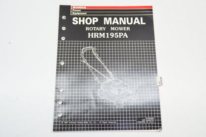 OEM Honda 61VB4600 Shop Manual Rotary Mower HRM195PA